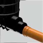 ROTO Shafts connection options PVC pipe DN250