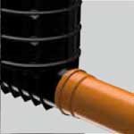 ROTO Shafts connection options PVC pipe DN400